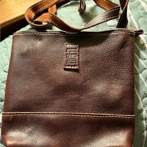 Portland Leather Dark Brown Messenger Bag